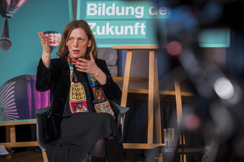 Ministerin Karin Prien beim Forum Kreativpotentiale. Foto: O. Malzahn